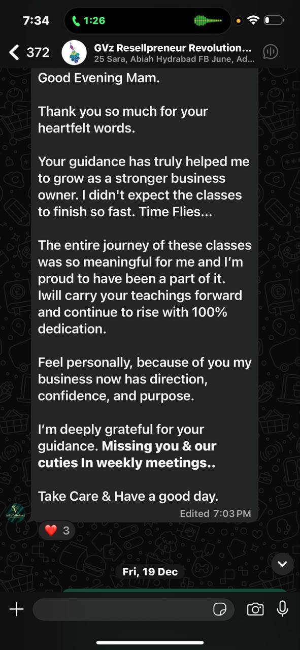 Student feedback 3